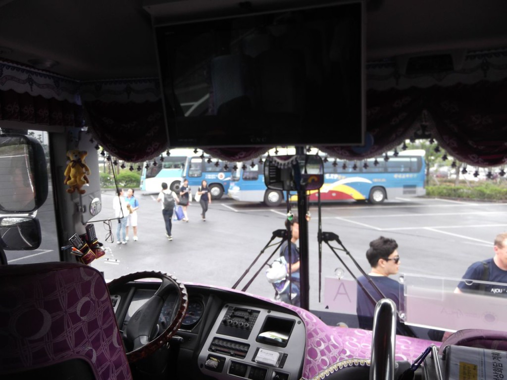 Inside our bus