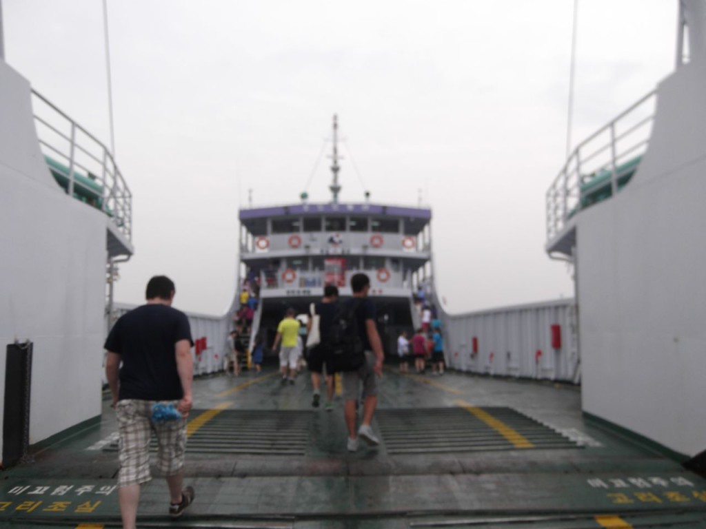 The ferry towards Udo Island