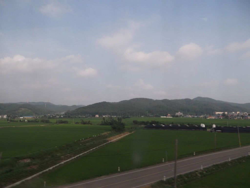 Landscape on the way back to Suwon