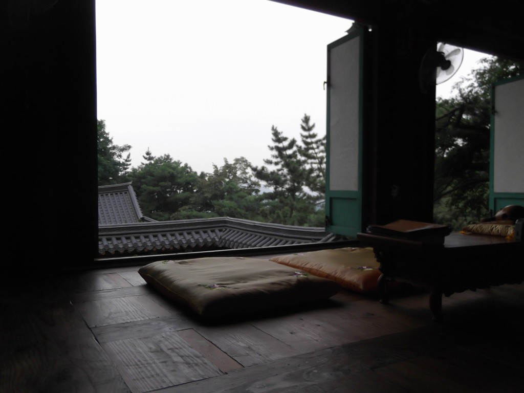 View from the main temple