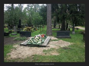 Location where the body of Outi rests.